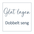Glat lagen til dobbeltseng
