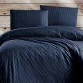 Mørkeblåt sengetøj