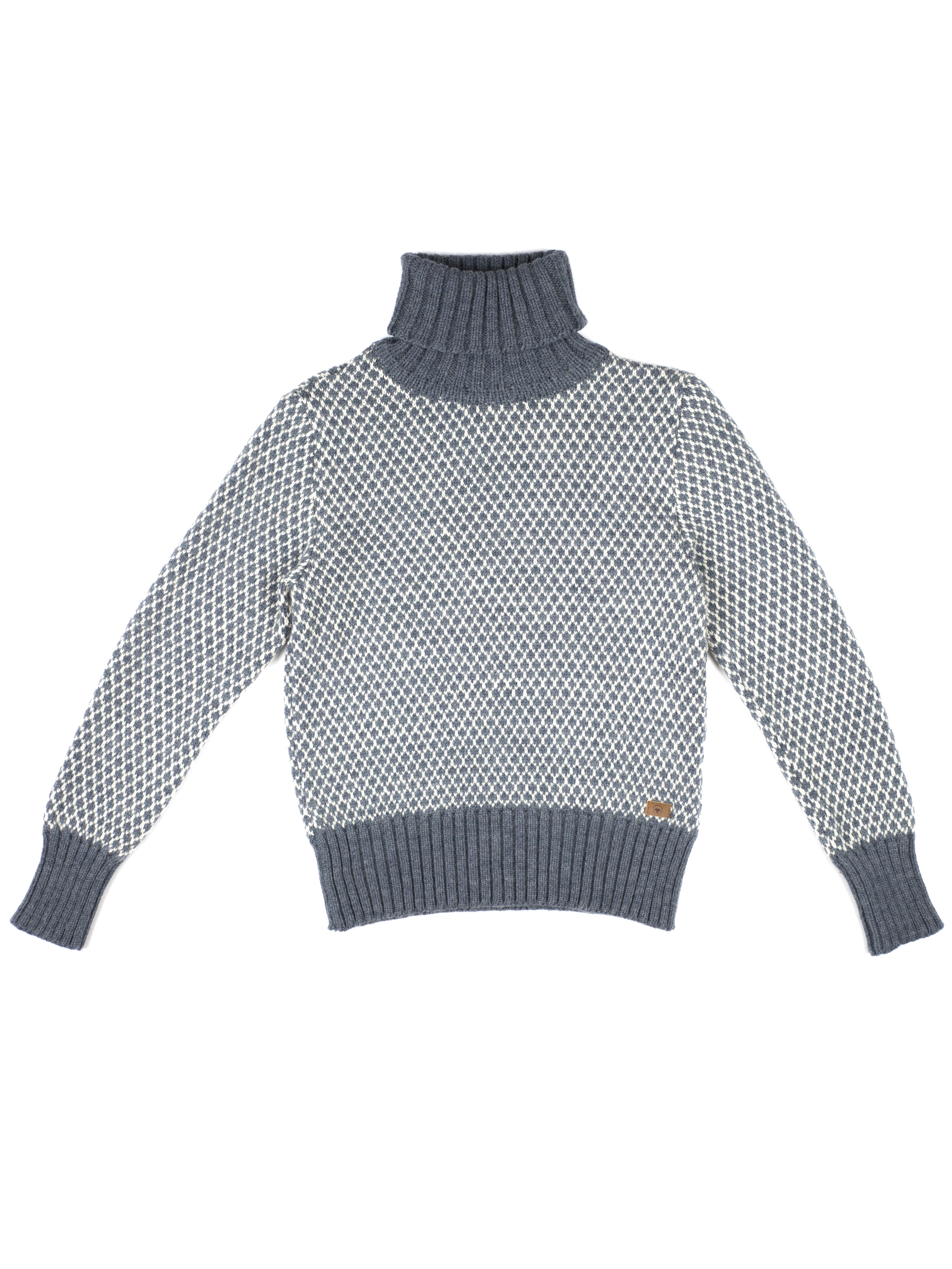 sweater, Merinould, Liv, Silver blue, Fuza - STRIK - bySKAGEN
