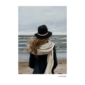 Plakat - Dame og Havet