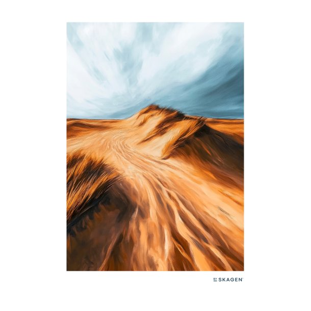 Plakat - Sandklitter & Himlen