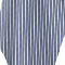 Viskestykke, M�rkebl�/Hvide striber, 50x70cm, bomuld, SP