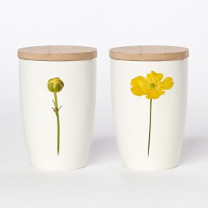 Krus med Bambusl�g, Sm�rblomst, 36 cl.