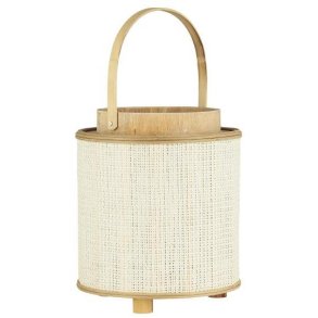 Lanterne m/papirside og glasindsats Vista rund, glasindsats :9,5 cm, IBL