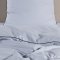 bySKAGEN Senget�j - Christina - Bomuld, Lysebl� med m�rkebl� piping