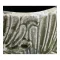 Fur urtepotte i gr�n/hvid keramik � �20 cm