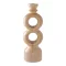 R�m� lysestage i brun keramik � H30,5 cm