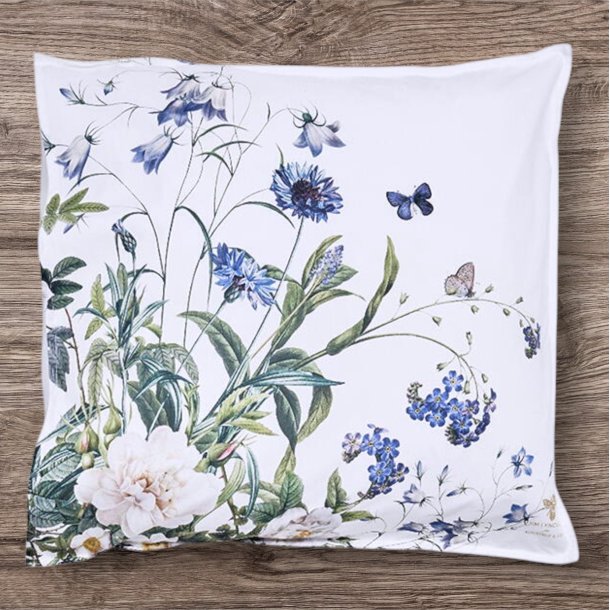 Pudebetrk, Blue flower garden, 60x63 cm, Jim Lyngvild