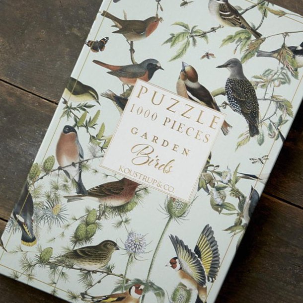 Puslespil, Garden Birds, 1000 brikker.