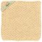 Grydelap Mynte - Lemonade strikket 22x22 cm.