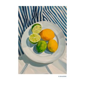 Plakat - Frugt & Striber