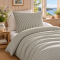 bySKAGEN Senget�j - Rome - Bomuldspercale - Olivengr�nne striber