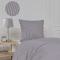 bySKAGEN Senget�j - Rome - Bomuldspercale - M�rkegr� striber