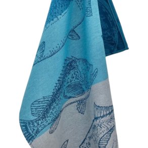 Viskestykke, Atlantic, Bl� Nuancer, 50x70cm, bomuld