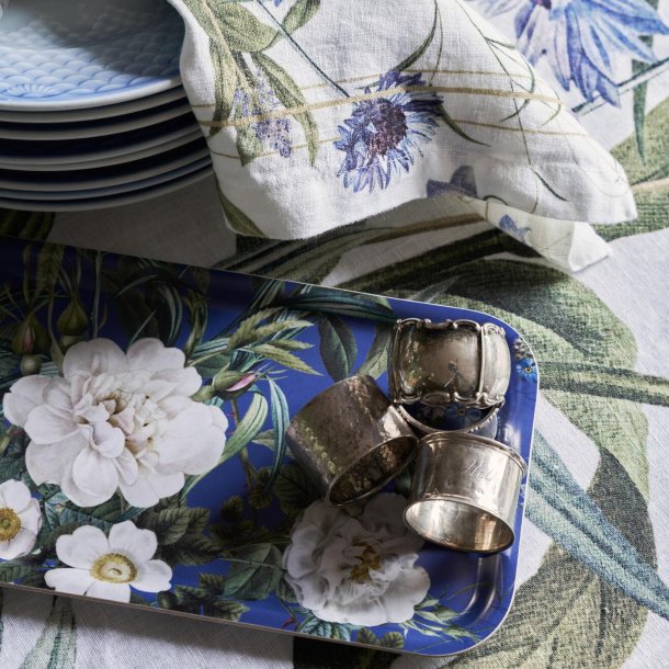 Bakke, Blue Flower Garden, 32x15 cm, by Jim Lyngvild