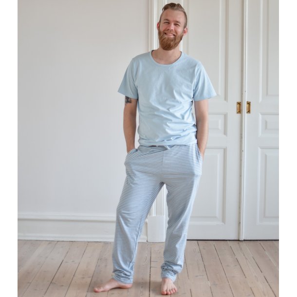 Pyjamas T-shirt, Herre, Napoli, Bl