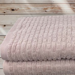 Jacquard Hndklde, Brick, Rosa