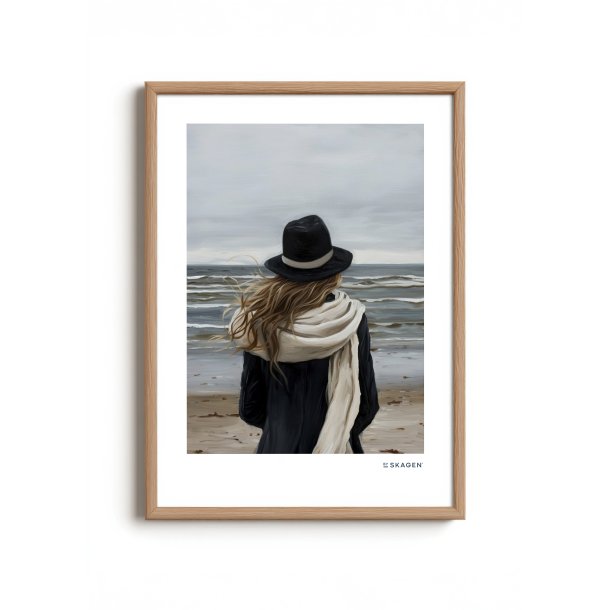 Plakat - Dame og Havet