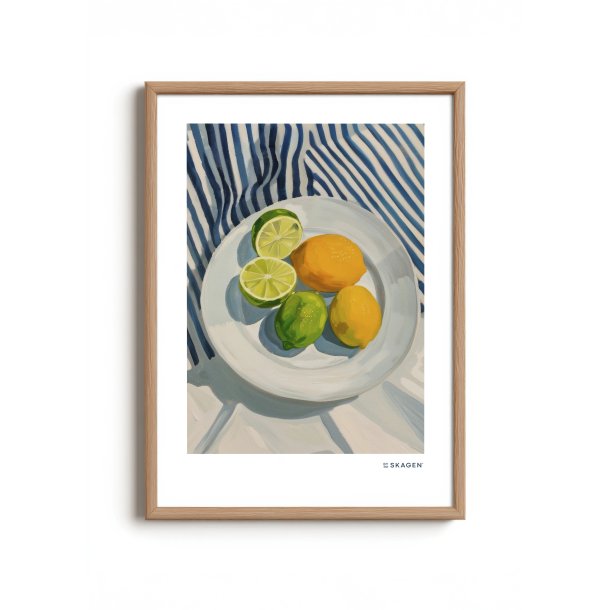 Plakat - Frugt & Striber