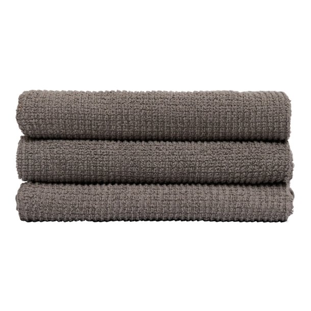 Hndklde, Organic Club, Mrkegr, GOTS, 50x100 cm (Håndklæde)