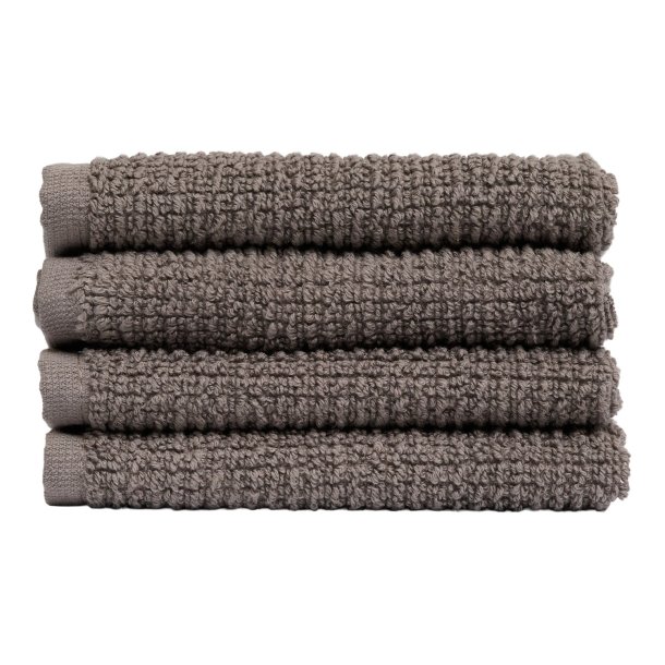 Hndklde, Organic Club, Mrkegr, GOTS, 50x100 cm (Håndklæde)