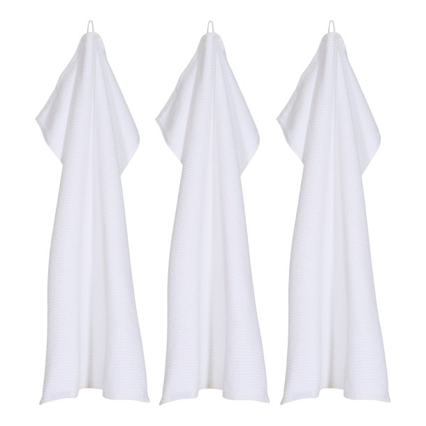 Hndklde, Organic Club, Hvid, GOTS, 50x100 cm (Håndklæde)