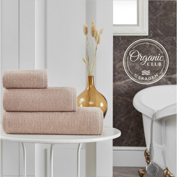 Hndklde, Organic Club, Camel, GOTS, 50x100 cm (Håndklæde)