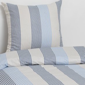 bySKAGEN Sengetj - Charlotte - Renforc bomuld - Smalle bl striber