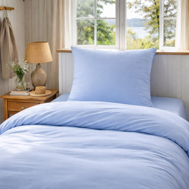 bySKAGEN Senget�j - Skagen - Bomuldssatin - Lysebl�