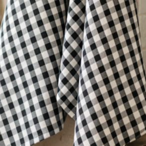 Viskestykke, K�kkentern, Sort, 50x70cm, bomuld