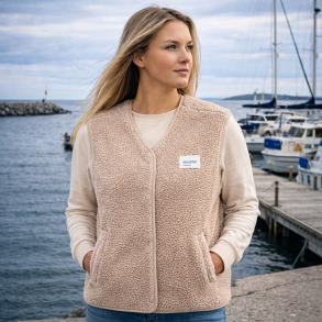 Sherpa Vest � Oversized komfort og varme i �t