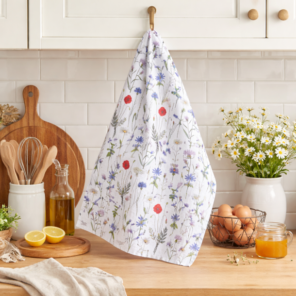 �kologisk viskestykke, Gr�ftekanten, 48x70 cm.