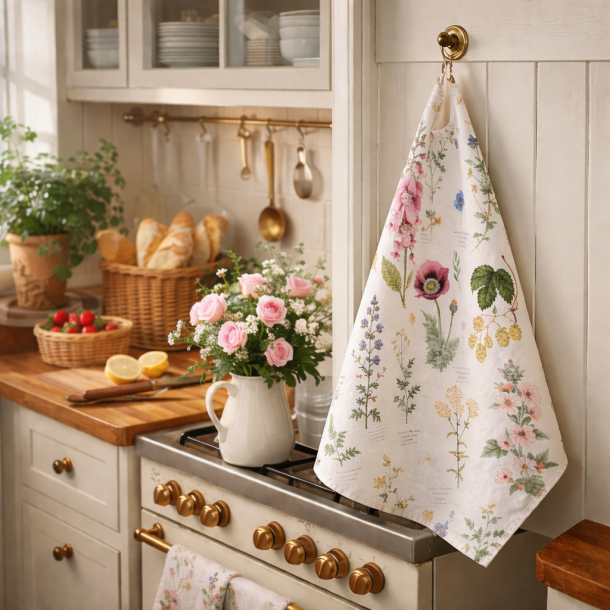 �kologisk viskestykke, Kloster Haven, 48x70 cm.