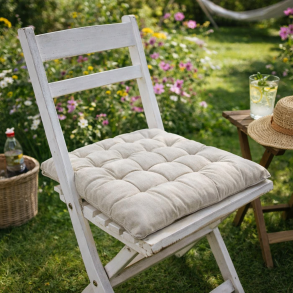 Stolehynde, Alba, Sand, 40x40x3cm