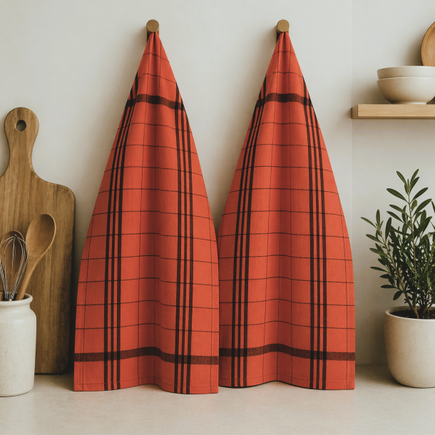 Viskestykke, Sette, Rustr�d, 50x70cm