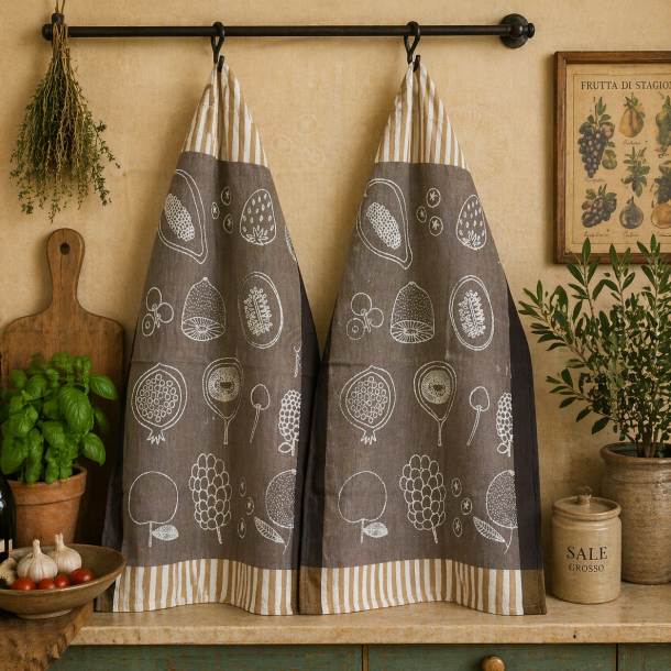 Viskestykke, Cucina, Sand Nuancer, 50x70cm, bomuld