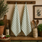 Viskestykke, K�kkentern, Lysegr�n, 50x70cm, bomuld
