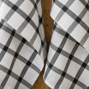 Viskestykke, Checks, Gr�, 50x70 cm