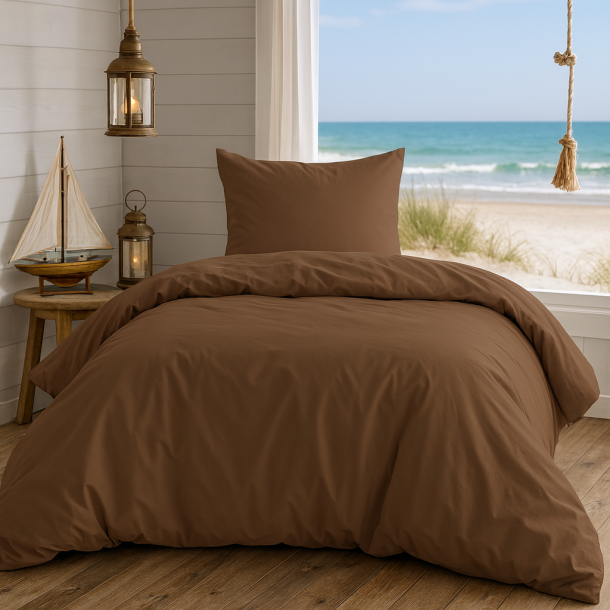 bySKAGEN Senget�j - Skagen - Bomuldssatin - Mocca Mousse