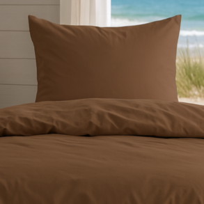 bySKAGEN Sengetj - Skagen - Bomuldssatin - Mocca