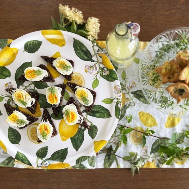 Bakke, Citroner, 38 cm.