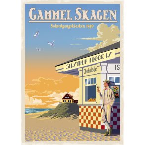Plakat - Gammel Skagen