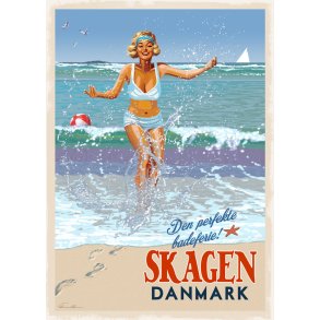 Plakat - Den Perfekte Badeferie