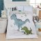 Baby sengetj, Dino, M&P, 70x100cm, Bomuldssatin