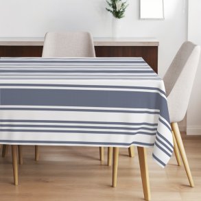 Dug, Bari, Bl stribet, 100% bomuld