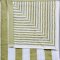 H�ndkl�de, Efficience, Oliven stribet, 100x150 cm (Badelagen)