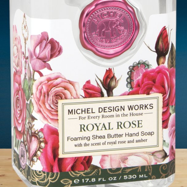 Skum-hndsbe, Royal Rose, 530 ml.