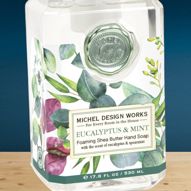 Skum-hndsbe, Eucalyptus & Mint, 530 ml.