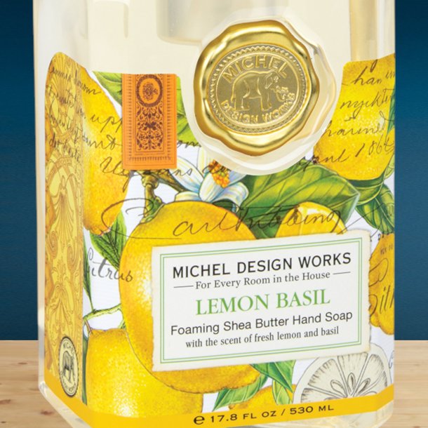 Skum-hndsbe, Lemon/Basil, 530 ml.