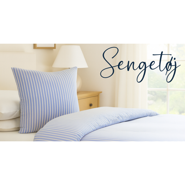 bySKAGEN Senget�j - Izabella - Renforc� Bomuld - Lysebl� striber